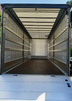 Ladefläche Volumen Transporte Plane Ladebordwand Trapp-Transporte