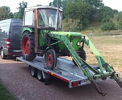 Landmaschinen Landmaschinentransporte Traktor PKW-Anhänger Eckardtshausen Wartburgkreis Gerstungen